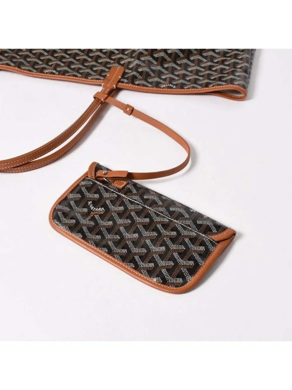 Goyard Saint Louis GM Brown Tote Bag